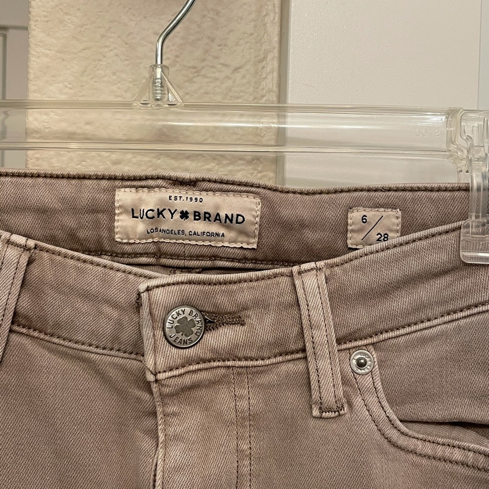Tan Ankle Length Lucky Denim